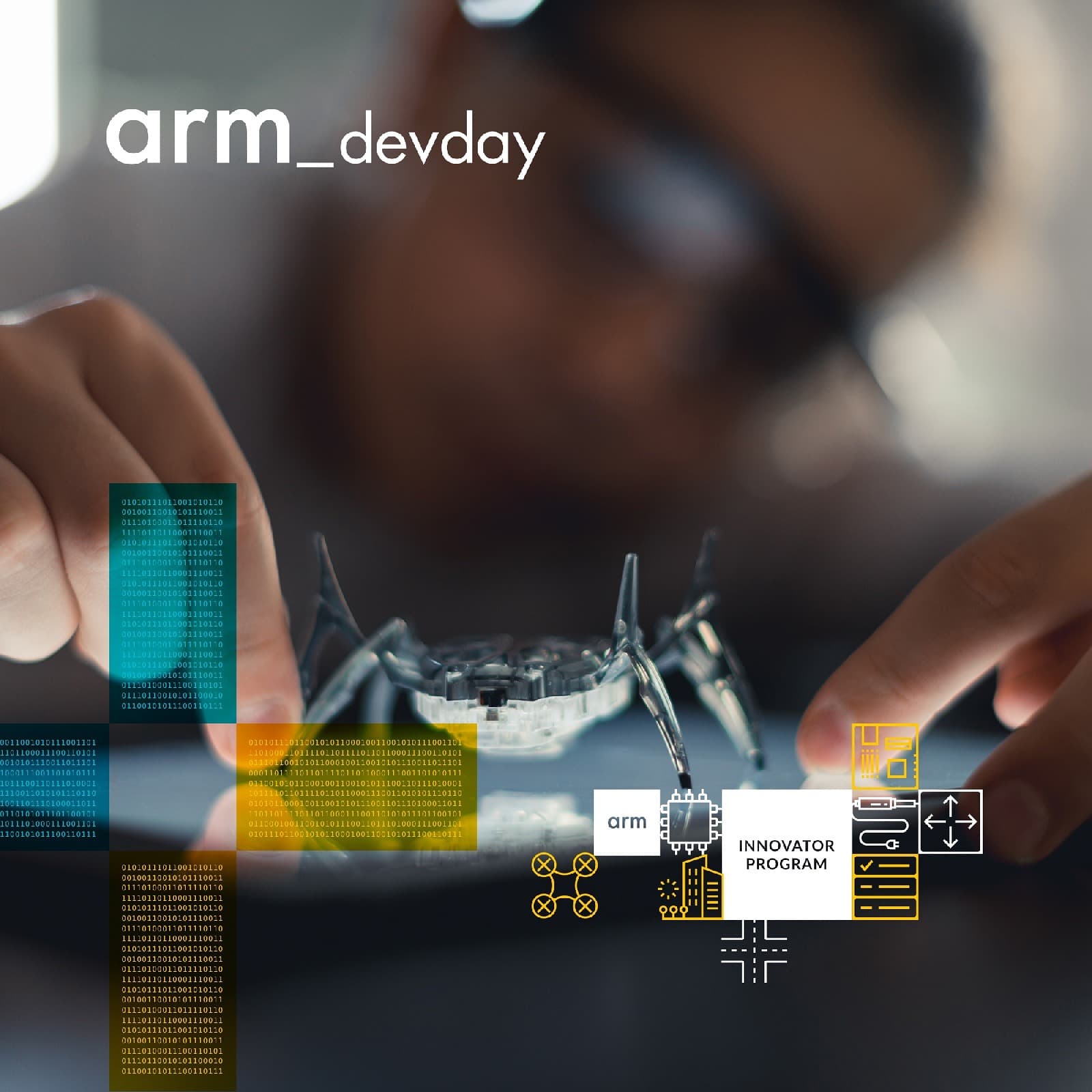 Arm DevDay Explore AI on Arm event graphic